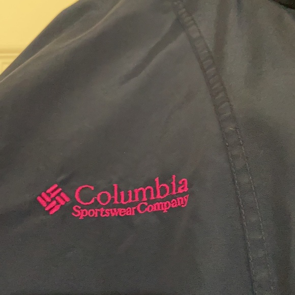 Columbia Ladies Long’s Peak Windbreaker Jacket with Hood Size Large Vint… - Picture 2 of 11